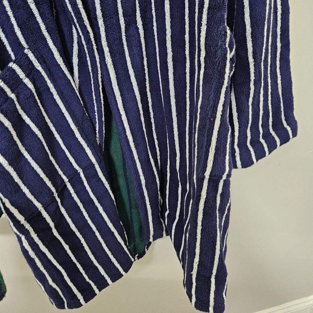 Bed Head Striped Hooded Bathrobe Men Size XL - Picture 10 of 16
